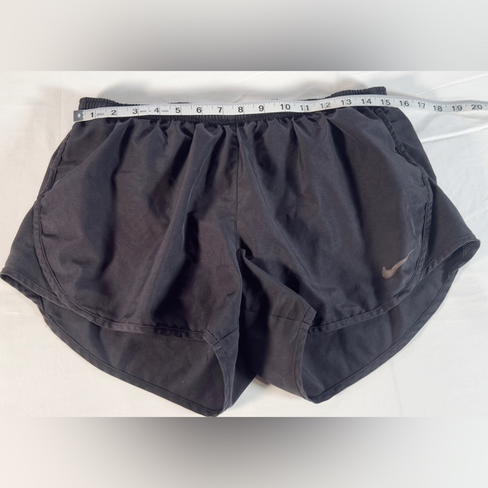 Nike Women's Black Running Shorts. Dri-fit.  Size large - Picture 2 of 4